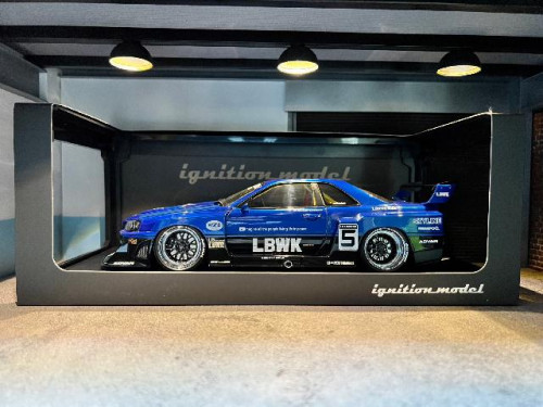 IG2705 1:400 LB-ER34 Super Silhouette Skyline Blue/Black [Width 10 Length 27 Height 8 cms] 9