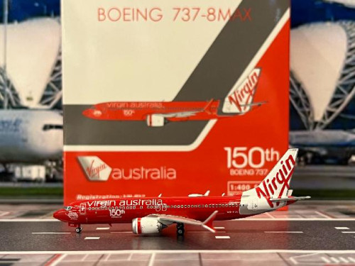 Phoenix 1:400 Virgin Australia 737-8max VH-8VI PH12095 [Width 9 Length 9.5 Height 3 cm]