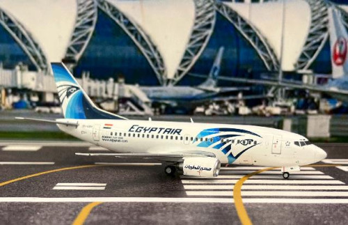 JC Wings 1:200 Egyptair B737-500 SU-GBH XX20247 [Width 14 Length 15.5 Height 4.5 cm] 2