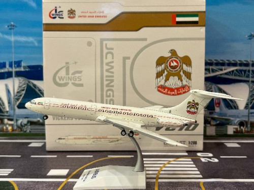  JCWings 1:200 UAE Government VC-10 Srs1101 G-ARVF LH2384 [Width 22 Length 24 Height 6 cms]