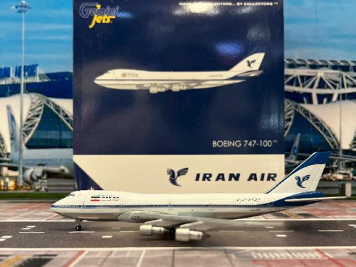 Gemini Jets 1:400 Iran Air 747-100B EP-IAM GJ2305 [Width 16 Length 16.5 Height 4.5 cm]