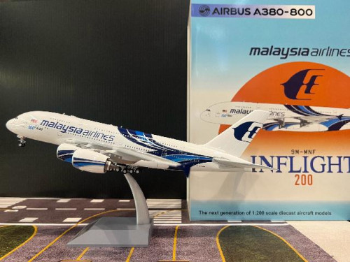 Inflight 1:200 Malaysia A380 9M-MNF '100th A380' IF380MH0526 [Width 41 Length 38 Height 12 cm]
