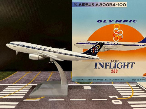 Inflight 1:200 Olympic A300B4-103 SX-BEF IF300SX0425 [Width 22.5 Length 27 Height 8 cm]