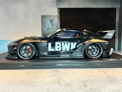 IG2649 1:18 LB-Works Toyota Supra(A90) Blk [Width 10 Length 25 Height 7 cms] 4