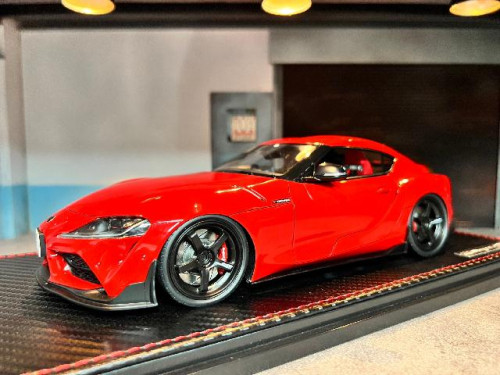 IG2208 1:18 Supra rz (A90) Red with Orido Street Red With Max Orido [Width 10 Length 25 Height 7 cms