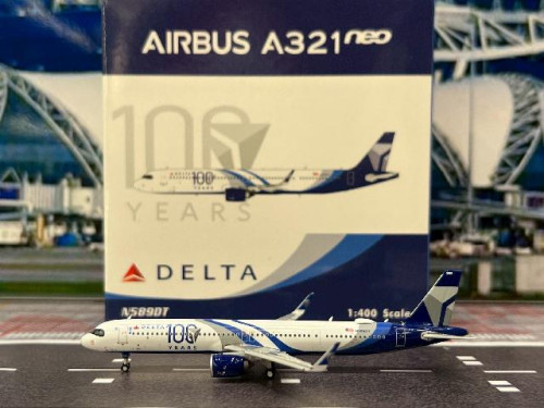 Phoenix 1:400 Delta Airlines A321neo N589DT '100th Years' P4639 