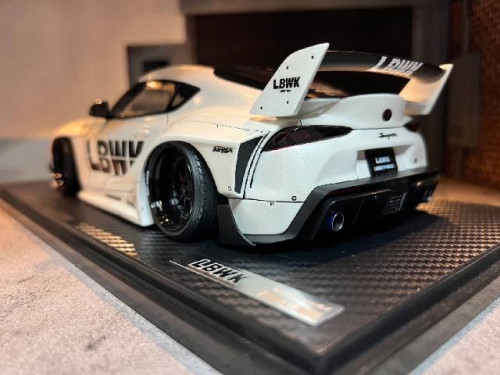 IG2648 1:18 LB-Works Toyota Supra(A90) Whi [Width 10 Length 25 Height 7 cms] 2
