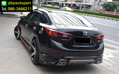 ชุดแต่ง Mazda3 MC Skyactiv 4 ประตู Sedan STROM สำหรับมาสด้า3 2017 2018 4