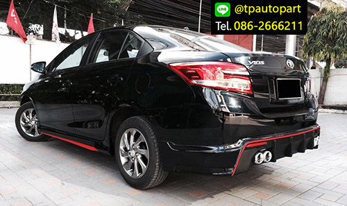 ชุดแต่งวีออส Toyota Vios 2017 2018 STROM สเกิร์ตรอบคัน 1