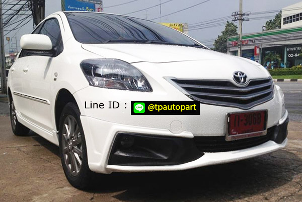 ชุดแต่งวีออส Toyota Vios Sportivor V3 2007 2008 2009 2010 2011 2012 สเกิร์ตรอบคัน 1