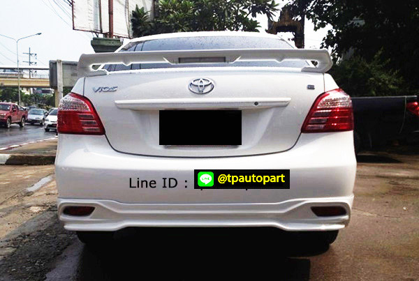 ชุดแต่งวีออส Toyota Vios Sportivor V3 2007 2008 2009 2010 2011 2012 สเกิร์ตรอบคัน 2