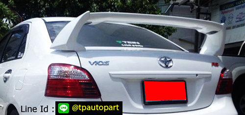 สปอยเลอร์ Toyota Vios  วีออส 2007 2008 2009 2010 2011 2012 RR