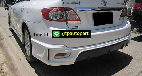 ชุดแต่งอัลตีส Toyota Altis 2010 2011 2012 2013 สเกิร์ตรอบคัน ทรง Sportivor V2 2