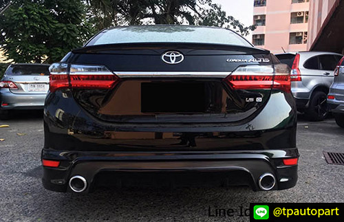 ชุดแต่งอัลติส Toyota Altis อัลตีส 2017 2018  T-Sport สเกิร์ตรอบคัน 5
