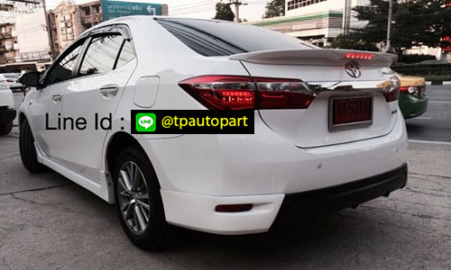 ชุดแต่งอัลติส Toyota Altis 2014 2015 2016 ES-Sport สเกิร์ตรอบคัน 1