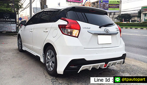 ชุดแต่งยาริส Toyota Yaris Vipper 2013 2014 2015 2016 สเกิร์ตรอบคัน 1