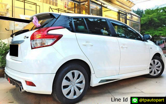 ชุดแต่งยาริส Toyota Yaris FW 2013 2014 2015 2016 สเกิร์ตรอบคัน 3