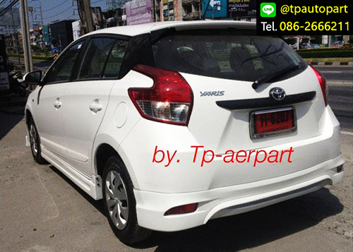 ชุดแต่งยาริส Toyota Yaris T-Sport 2013 2014 2015 2016 สเกิร์ตรอบคัน 2