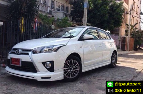 ชุดแต่งยาริส Toyota Yaris T-Sport V2 2013 2014 2015 2016 สเกิร์ตรอบคัน 5