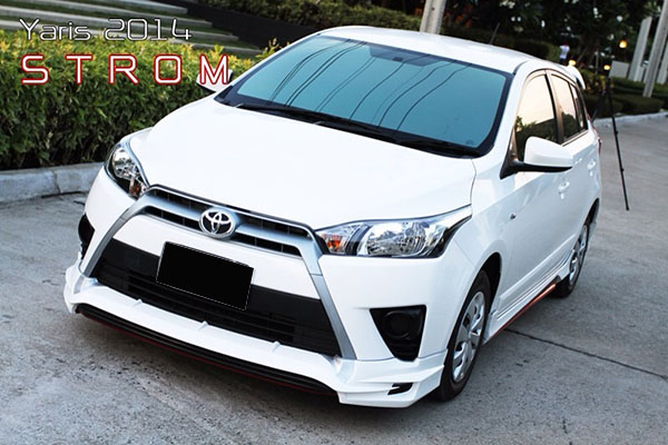 ชุดแต่งยาริส Toyota Yaris STROM 2013 2014 2015 2016 สเกิร์ตรอบคัน 0