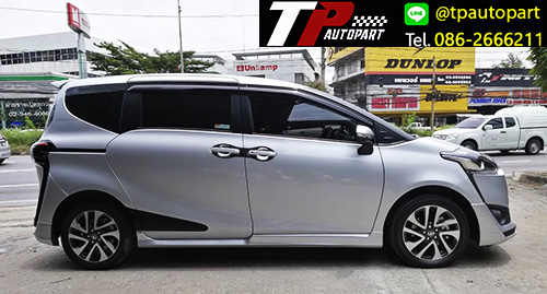 ชุดแต่งเซียนต้า Toyota SIENTA 2017 2018 Sigma Sport สเกิร์ตรอบคัน 3