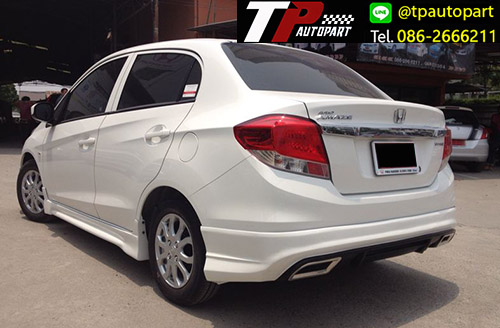 ชุดแต่งสเกิร์ตรอบคันบริโอ้ Honda Brio4ประตู Amaze Mugen V1 2013 2014 2015 2016 1
