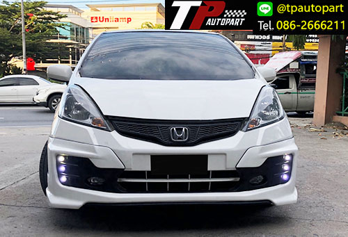 ชุดแต่งสเกิร์ต Honda Jazz Mugen RS แจ๊ส 2008 2009 2010 2011 2012 2013 1