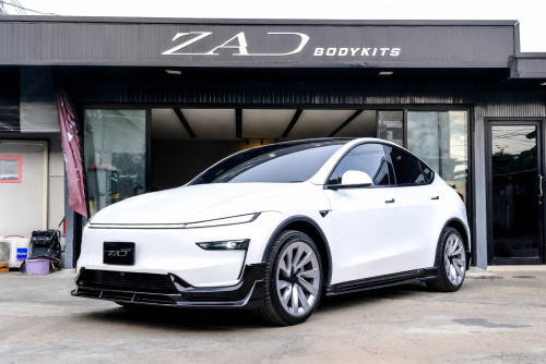 Tesla model Y ชุดแต่งรถยนต์ สเกิร์ต สปอยเลอร์ ทรง ZAD จาก TPS Bodykit
