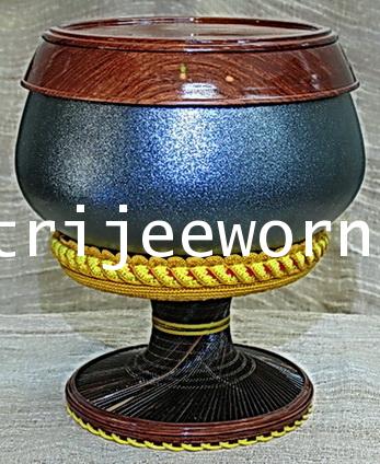 บาตรเหล็กบ่ม /บาตรบ่ม (บ่มพิเศษ) Iron Alms Bowl, Kiln-Fired (Custom)