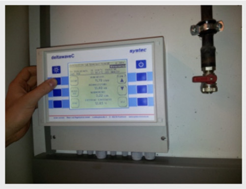 มาตรวัดน้ำแบบอัลตร้าโซนิค deltawaveC-Fix Clamp-on ultrasonic flowmeter 2