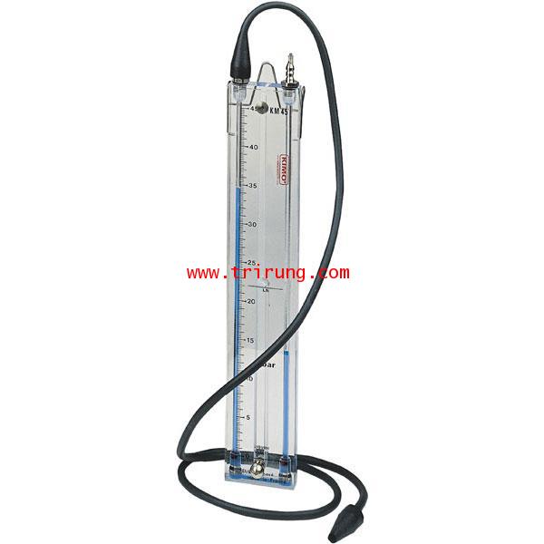 เครื่องวัดความดันต่างอากาศชนิดของเหลว Vertical Liquid Column Manometer