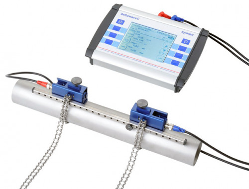 เครื่องวัดอัตราการไหลของของเหลว DeltawaveC-P Portable Clamp-on Ultrasonic Flow Meter