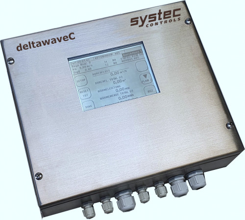 มาตรวัดน้ำแบบอัลตร้าโซนิค deltawaveC-Fix Clamp-on ultrasonic flowmeter 1