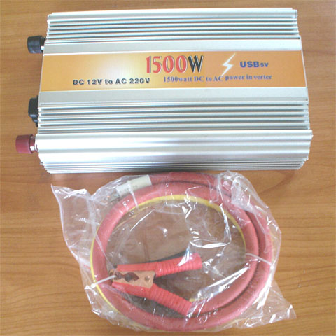 แปลงไฟ 12V เป็น 220V 1500 วัตต์ Inverter 12V to 220V 1500W