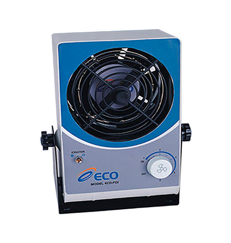 พัดลมสลายประจุไฟฟ้าสถิต ECO-F01 Benchtop AC Ionizing Blower