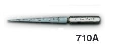 แท่งวัดขนาดรูขนาดรอยแยกของชิ้นงาน 1-6มม. Taper Gage 710A
