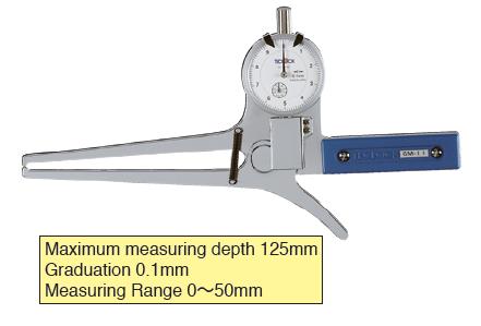 External Dial Caliper Gauge 0-50/125mm