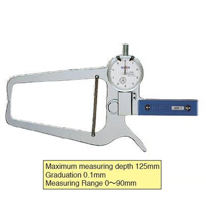เกจวัดนอกวัดความหนาท่อ TECLOCK GM-1 External Dial Caliper Gauge 0-90/125mm