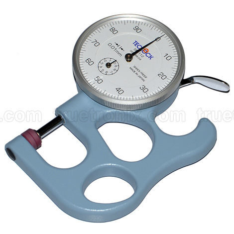 เครื่องวัดความหนาแผ่นกระดาษแผ่นยางแผ่นเหล็ก TECLOCK SM-112 1