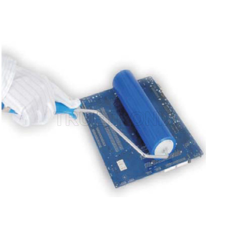 ลูกกลิ้งดูดฝุ่นสีน้ำเงินกันไฟฟ้าสถิต Blue Sticky Roller
