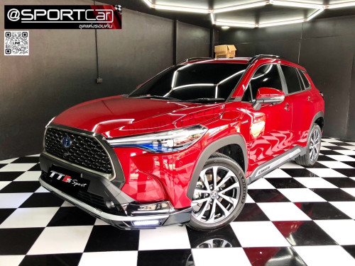 ชุดแต่ง Toyota Cross TTS Sport 2022 2021 2020 สเกิร์ต โตโยต้า ครอส,ของแต่ง toyota cross แต่งสวย