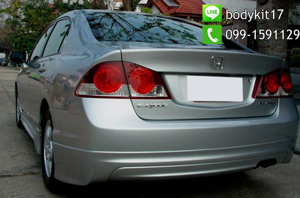 ชุดแต่งCivic 2006 2007 สเกิร์ตรอบคัน ทรงMogen ติดตั้งชุดแต่งรถ ราคาเบาๆ 2