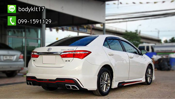 ชุดแต่งสเกิร์ตรอบคัน All New Altis Kantara อัลติส 2014 1
