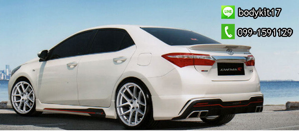 ชุดแต่งสเกิร์ตรอบคัน All New Altis Kantara อัลติส 2014 6