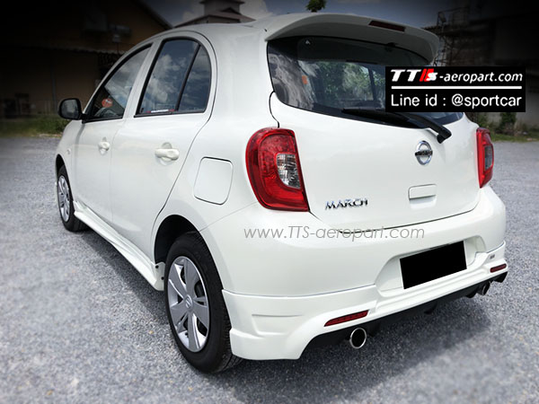 ชุดแต่ง Nissan March 2018 2017 2013 Euro Sport, March Mini คิ้วล้อ สเกิร์ตรอบคัน นิสสันมาร์ช แต่งสวย 1