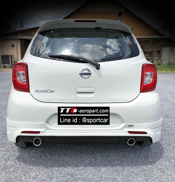 ชุดแต่ง Nissan March 2018 2017 2013 Euro Sport, March Mini คิ้วล้อ สเกิร์ตรอบคัน นิสสันมาร์ช แต่งสวย 2