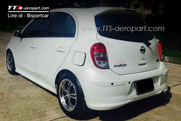 ชุดแต่ง Nissan March 2010 2011 2012 ทรงOEM สเกิร์ต นิสสัน มาร์ช แต่งสวย 3