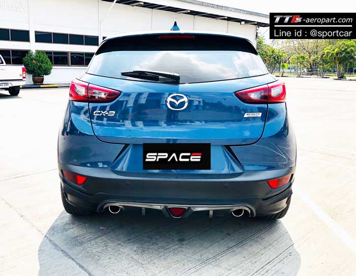 ชุดแต่ง Mazda CX3 2018 2019 ทรง SPACE, สเกิร์ตรอบคัน มาสด้า cx3 แต่งสวย 2