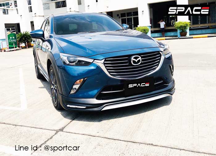 ชุดแต่ง Mazda CX3 2018 2019 ทรง SPACE, สเกิร์ตรอบคัน มาสด้า cx3 แต่งสวย 4