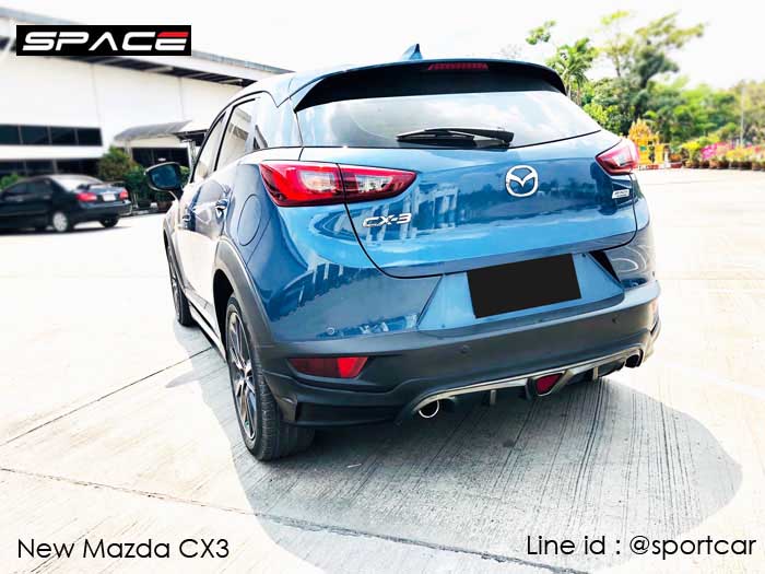 ชุดแต่ง Mazda CX3 2018 2019 ทรง SPACE, สเกิร์ตรอบคัน มาสด้า cx3 แต่งสวย 5